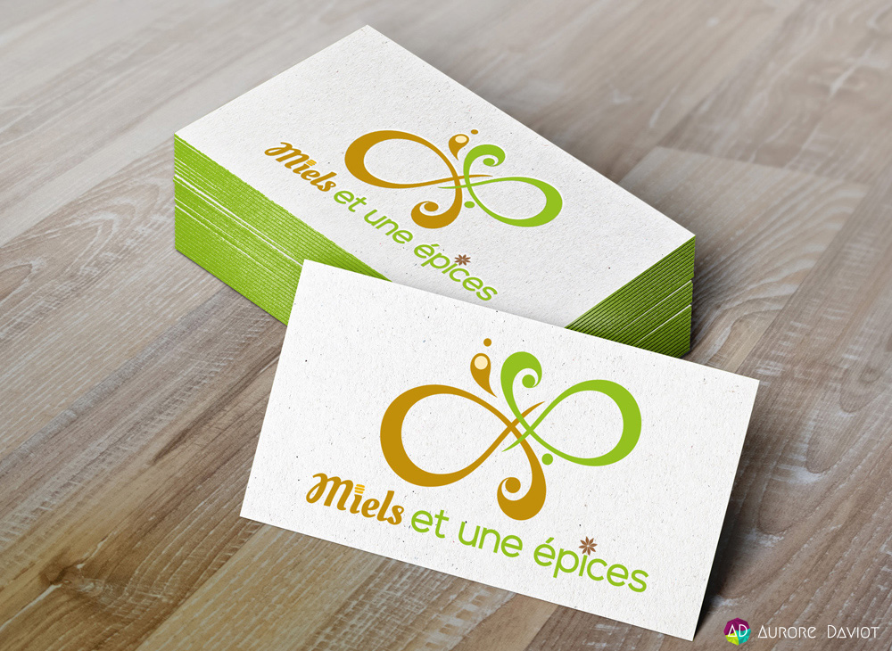 Création logo Miels et une épices- Aurore Daviot