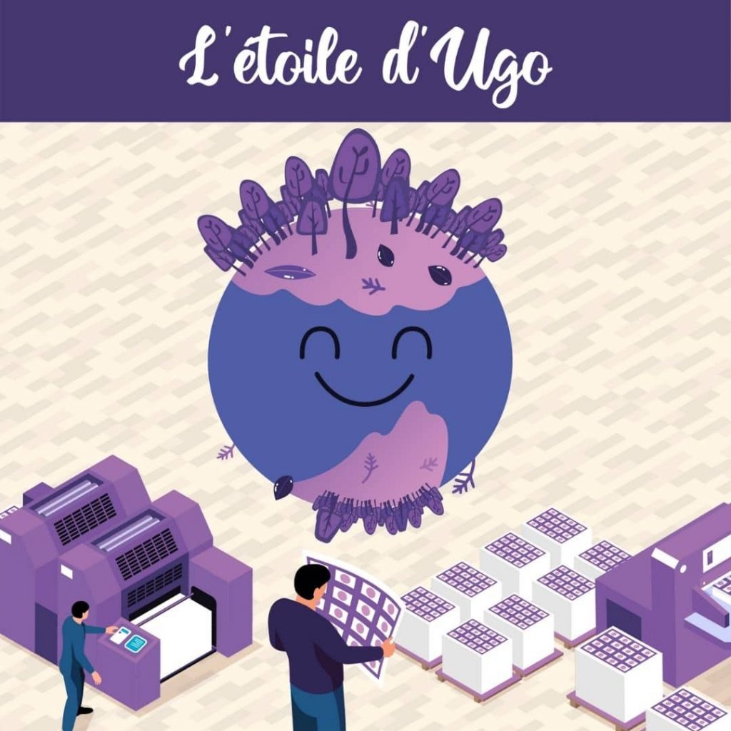 L'étoile d'Ugo, livre pour enfant jeunesse illustration